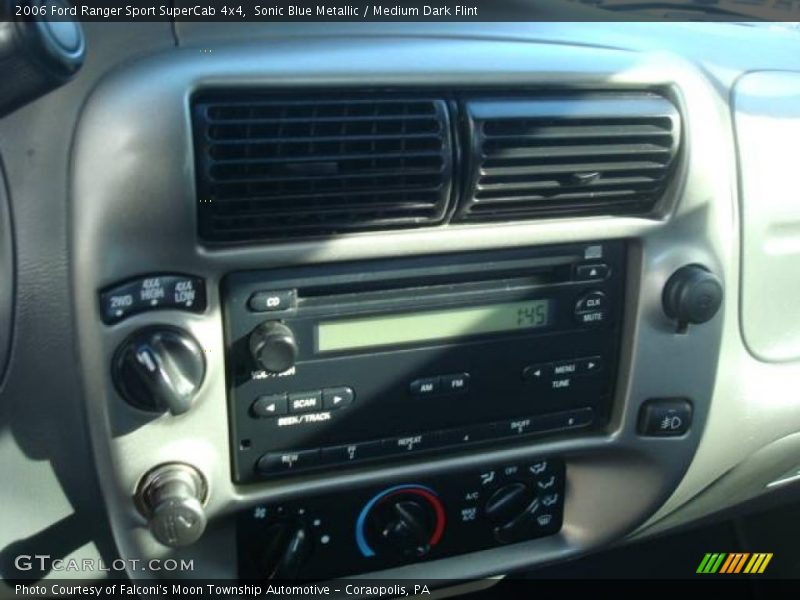 Sonic Blue Metallic / Medium Dark Flint 2006 Ford Ranger Sport SuperCab 4x4