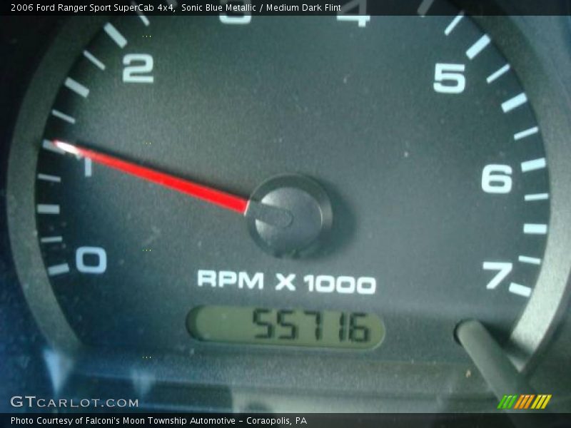 Sonic Blue Metallic / Medium Dark Flint 2006 Ford Ranger Sport SuperCab 4x4