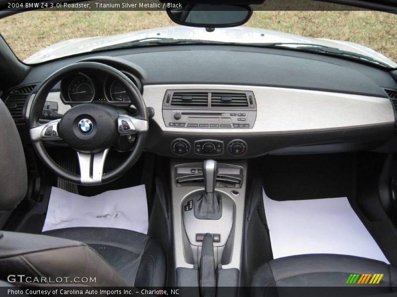 Titanium Silver Metallic / Black 2004 BMW Z4 3.0i Roadster