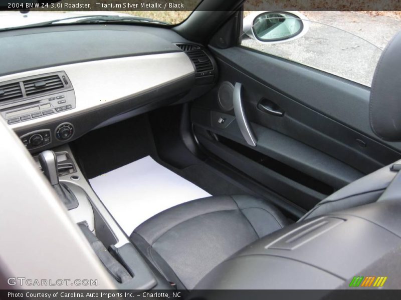 Titanium Silver Metallic / Black 2004 BMW Z4 3.0i Roadster