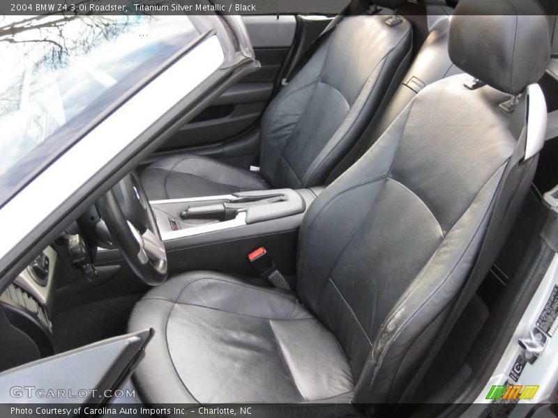 Titanium Silver Metallic / Black 2004 BMW Z4 3.0i Roadster