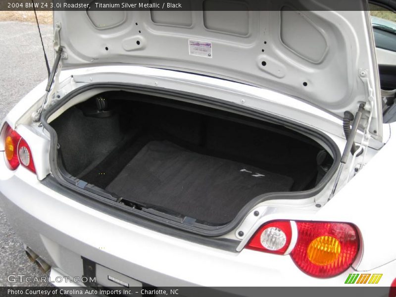 Titanium Silver Metallic / Black 2004 BMW Z4 3.0i Roadster