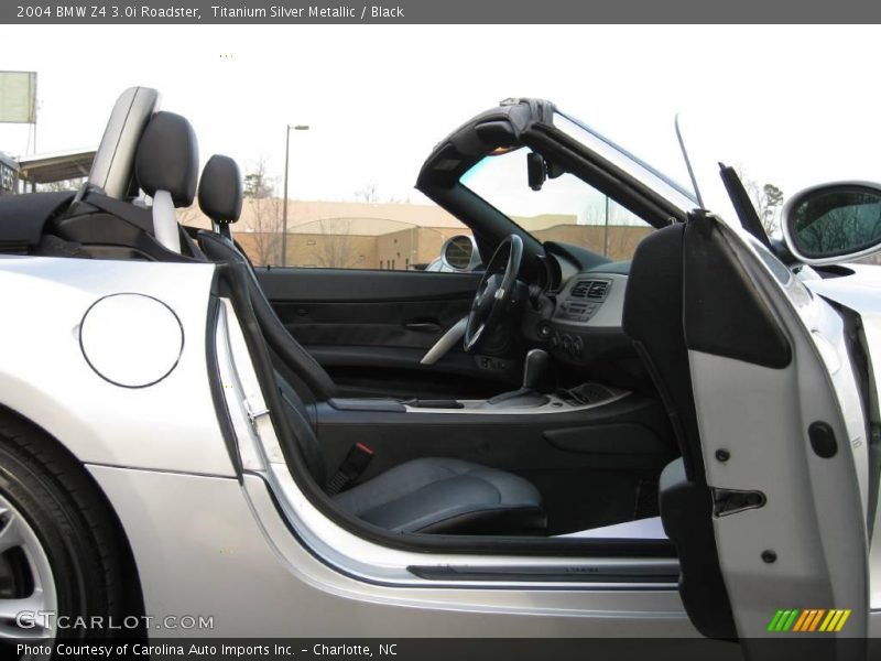 Titanium Silver Metallic / Black 2004 BMW Z4 3.0i Roadster