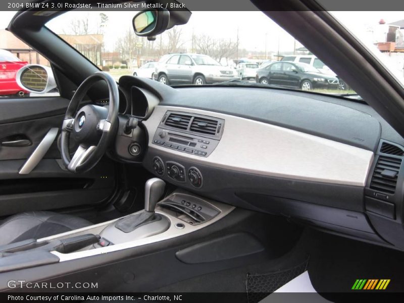 Titanium Silver Metallic / Black 2004 BMW Z4 3.0i Roadster