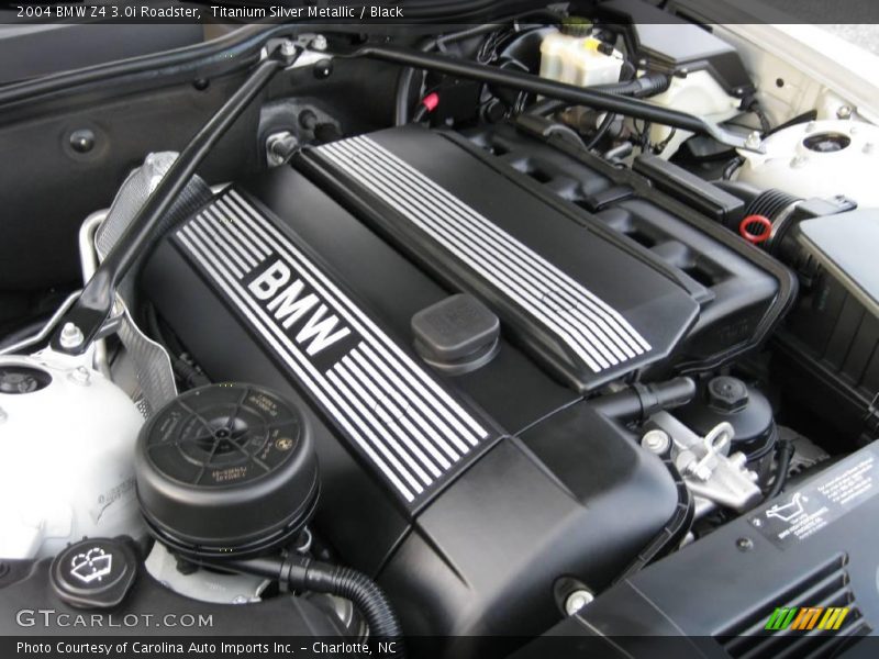 Titanium Silver Metallic / Black 2004 BMW Z4 3.0i Roadster
