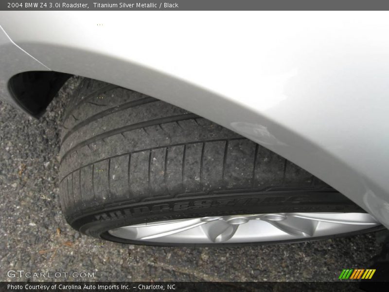 Titanium Silver Metallic / Black 2004 BMW Z4 3.0i Roadster