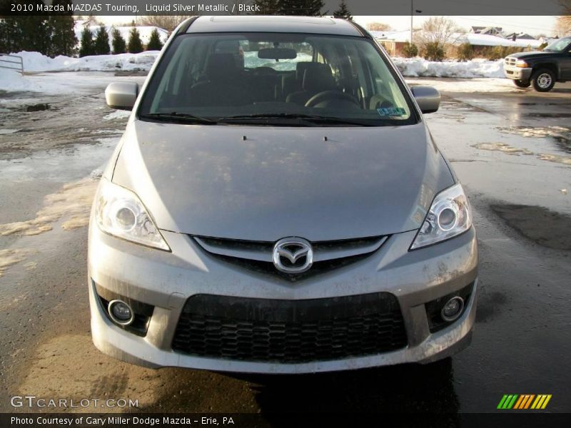 Liquid Silver Metallic / Black 2010 Mazda MAZDA5 Touring