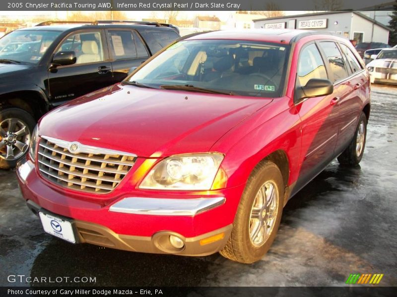 Inferno Red Crystal Pearl / Dark Slate Gray 2005 Chrysler Pacifica Touring AWD