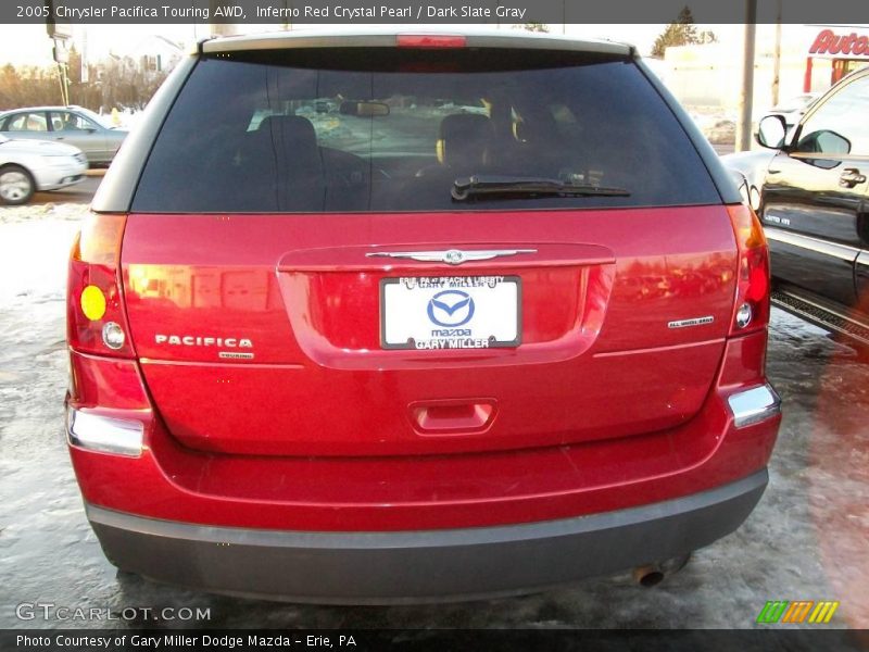 Inferno Red Crystal Pearl / Dark Slate Gray 2005 Chrysler Pacifica Touring AWD