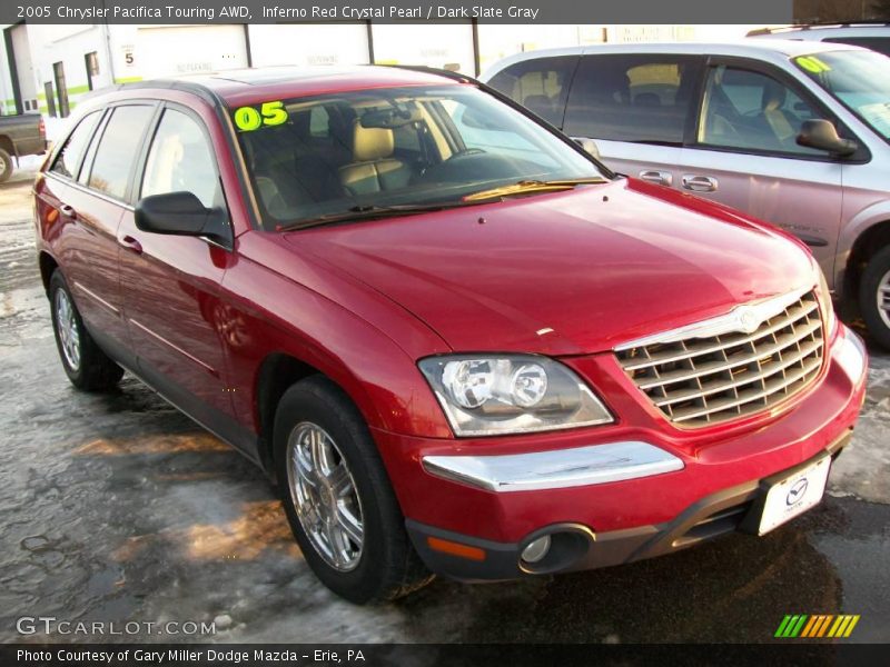 Inferno Red Crystal Pearl / Dark Slate Gray 2005 Chrysler Pacifica Touring AWD