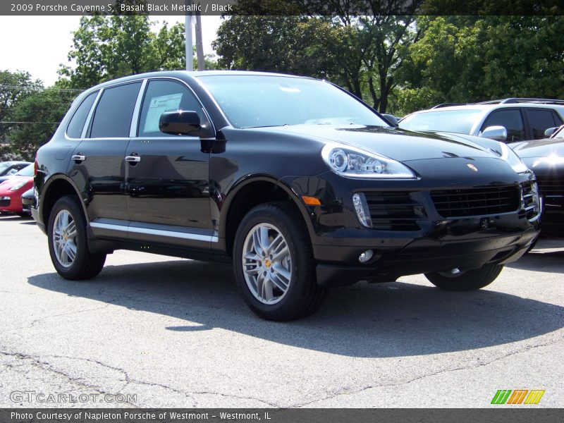 Basalt Black Metallic / Black 2009 Porsche Cayenne S