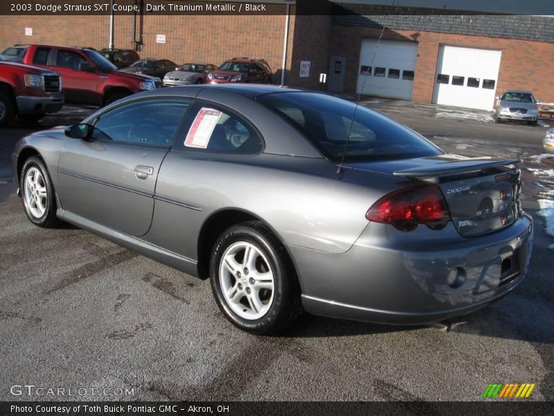 Dark Titanium Metallic / Black 2003 Dodge Stratus SXT Coupe