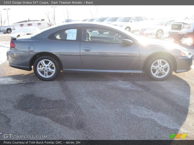 Dark Titanium Metallic / Black 2003 Dodge Stratus SXT Coupe