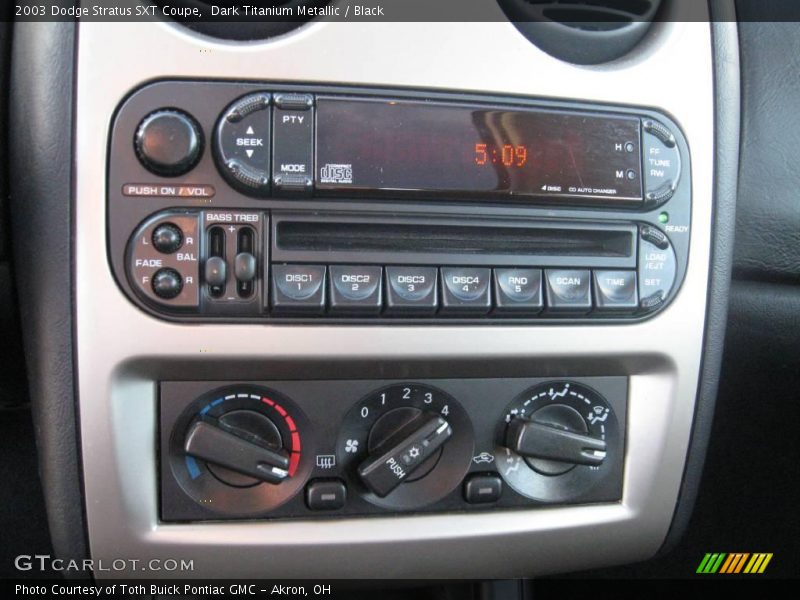 Dark Titanium Metallic / Black 2003 Dodge Stratus SXT Coupe