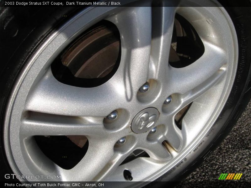 Dark Titanium Metallic / Black 2003 Dodge Stratus SXT Coupe