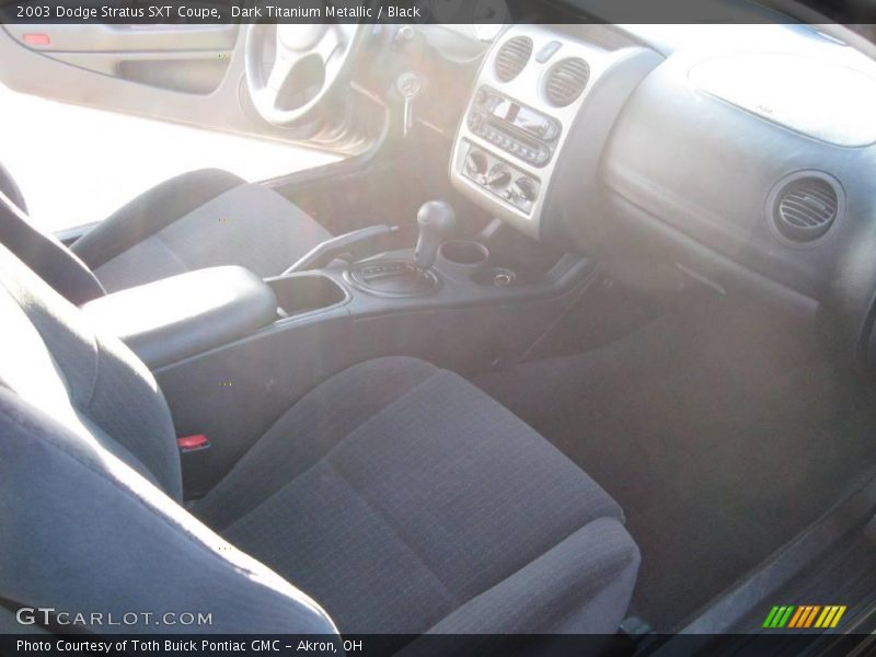 Dark Titanium Metallic / Black 2003 Dodge Stratus SXT Coupe