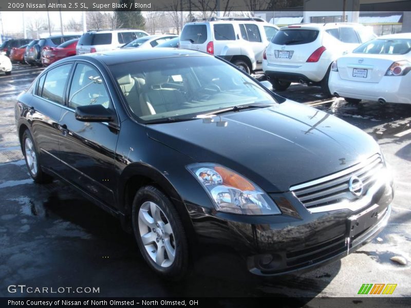 Super Black / Blond 2009 Nissan Altima 2.5 SL