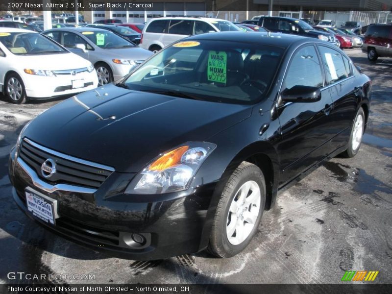 Super Black / Charcoal 2007 Nissan Altima 2.5 SL