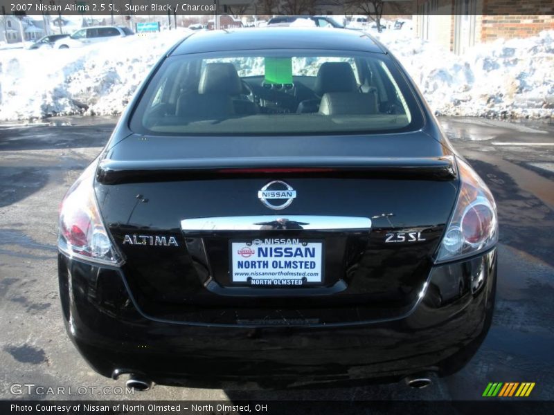 Super Black / Charcoal 2007 Nissan Altima 2.5 SL