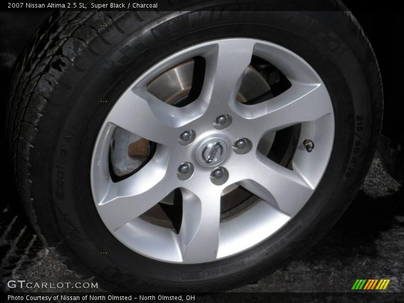 Super Black / Charcoal 2007 Nissan Altima 2.5 SL