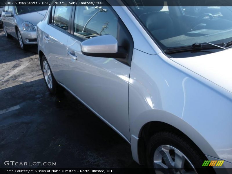 Brilliant Silver / Charcoal/Steel 2007 Nissan Sentra 2.0 SL