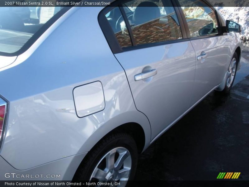 Brilliant Silver / Charcoal/Steel 2007 Nissan Sentra 2.0 SL