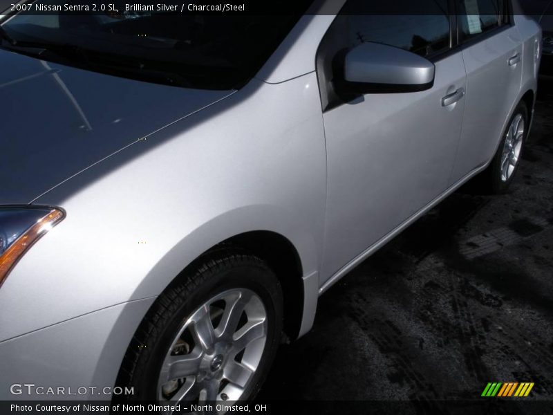 Brilliant Silver / Charcoal/Steel 2007 Nissan Sentra 2.0 SL