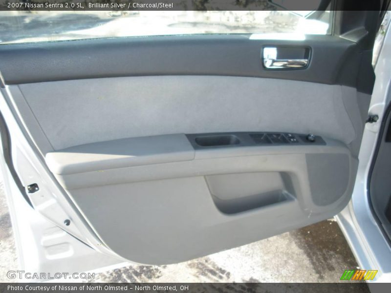 Brilliant Silver / Charcoal/Steel 2007 Nissan Sentra 2.0 SL