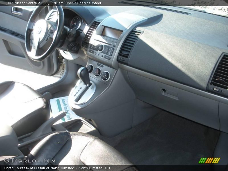 Brilliant Silver / Charcoal/Steel 2007 Nissan Sentra 2.0 SL