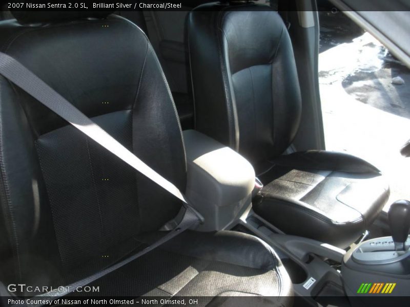 Brilliant Silver / Charcoal/Steel 2007 Nissan Sentra 2.0 SL