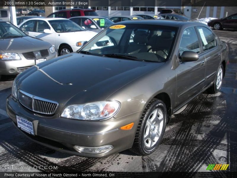 Autumn Bronze / Beige 2001 Infiniti I 30 Sedan