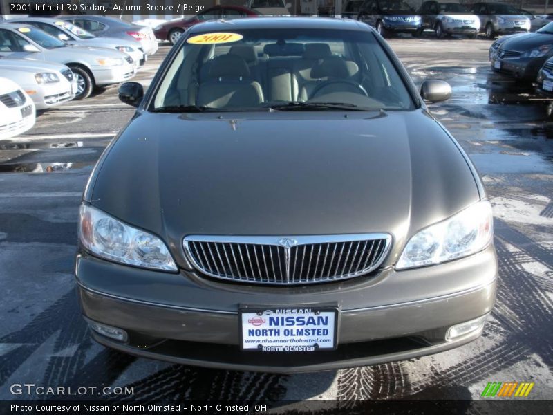 Autumn Bronze / Beige 2001 Infiniti I 30 Sedan