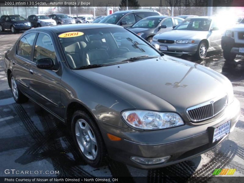 Autumn Bronze / Beige 2001 Infiniti I 30 Sedan