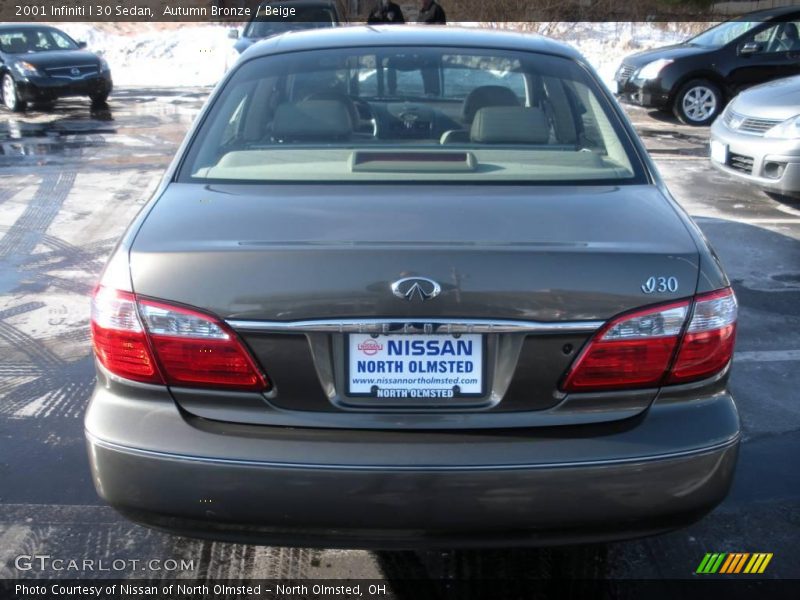 Autumn Bronze / Beige 2001 Infiniti I 30 Sedan