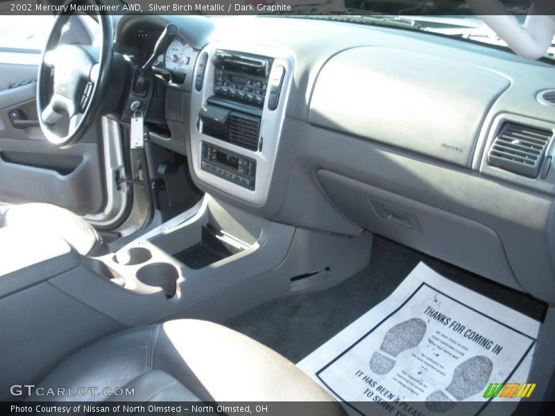 Silver Birch Metallic / Dark Graphite 2002 Mercury Mountaineer AWD