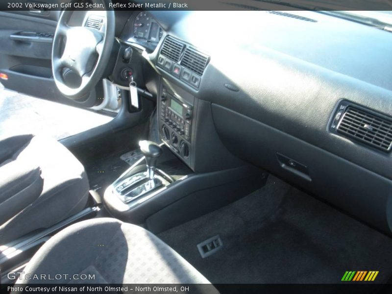 Reflex Silver Metallic / Black 2002 Volkswagen Golf GLS Sedan