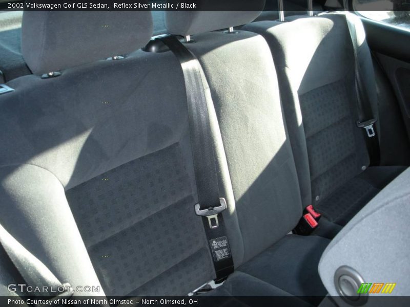 Reflex Silver Metallic / Black 2002 Volkswagen Golf GLS Sedan