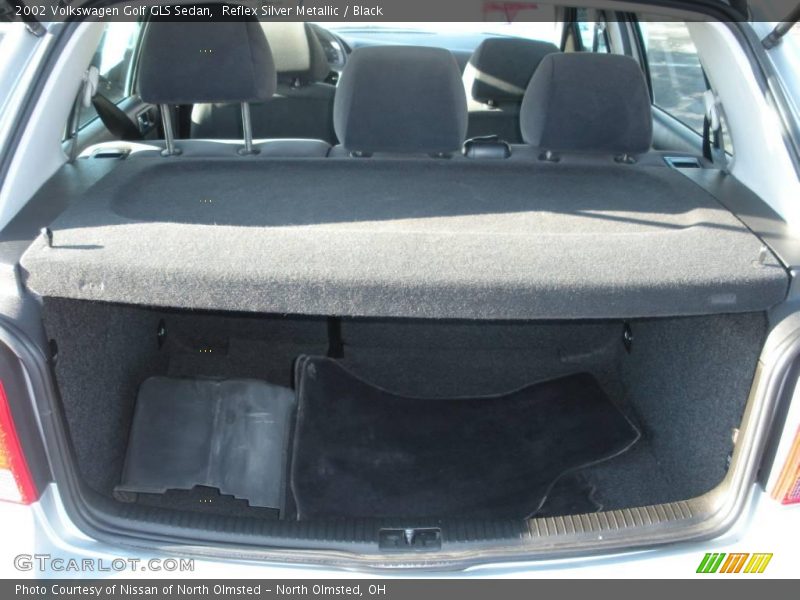 Reflex Silver Metallic / Black 2002 Volkswagen Golf GLS Sedan