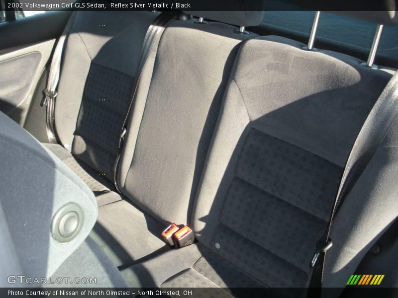 Reflex Silver Metallic / Black 2002 Volkswagen Golf GLS Sedan