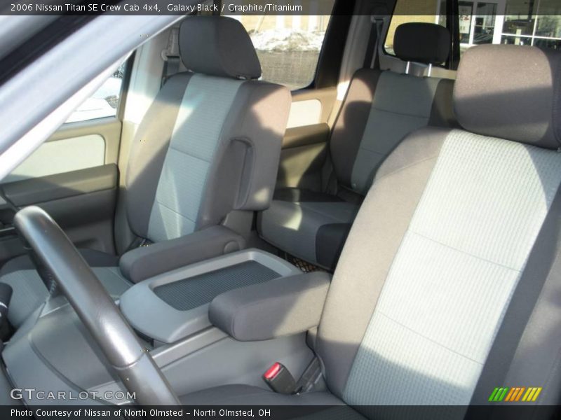 Galaxy Black / Graphite/Titanium 2006 Nissan Titan SE Crew Cab 4x4