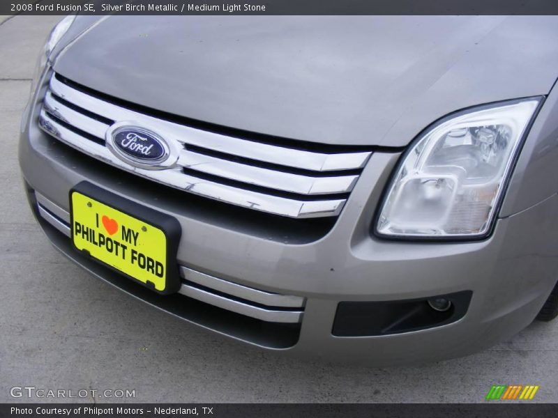 Silver Birch Metallic / Medium Light Stone 2008 Ford Fusion SE