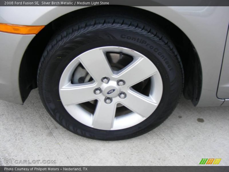 Silver Birch Metallic / Medium Light Stone 2008 Ford Fusion SE