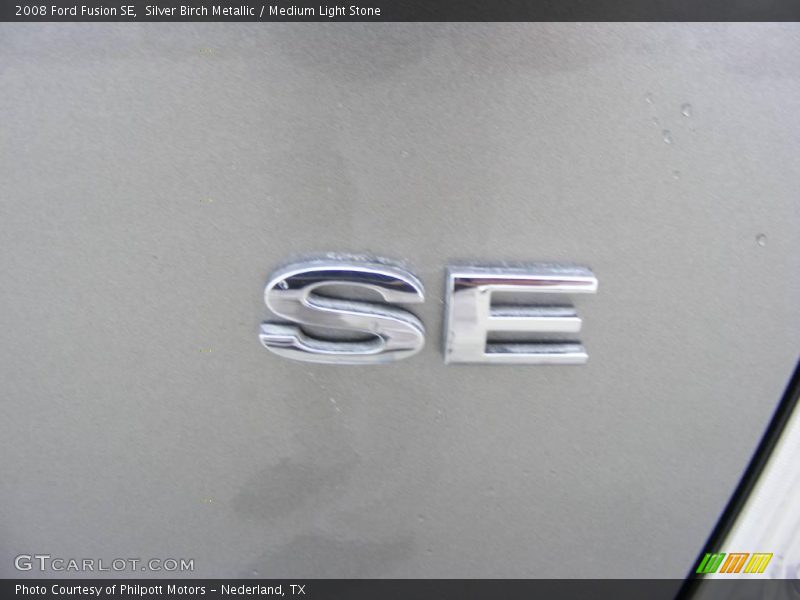 Silver Birch Metallic / Medium Light Stone 2008 Ford Fusion SE