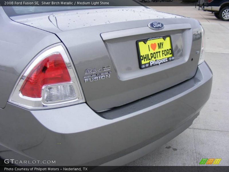 Silver Birch Metallic / Medium Light Stone 2008 Ford Fusion SE