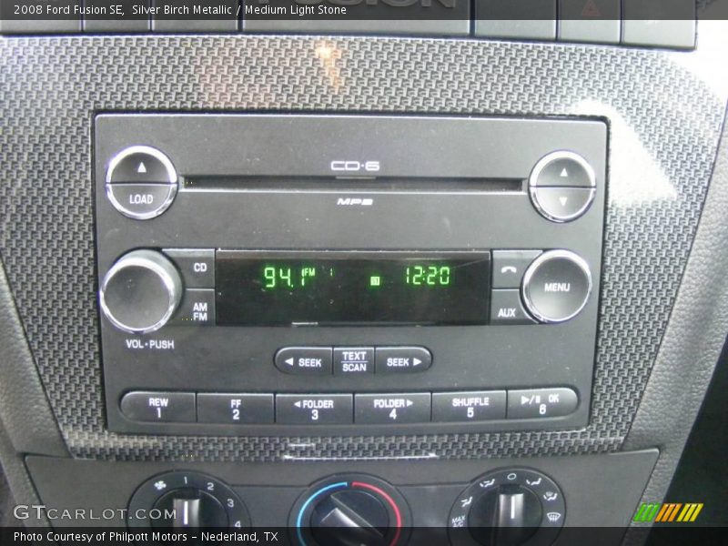 Silver Birch Metallic / Medium Light Stone 2008 Ford Fusion SE