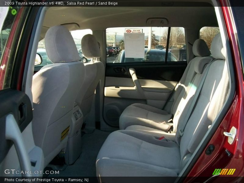 Salsa Red Pearl / Sand Beige 2009 Toyota Highlander V6 4WD