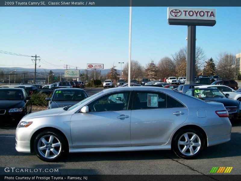 Classic Silver Metallic / Ash 2009 Toyota Camry SE