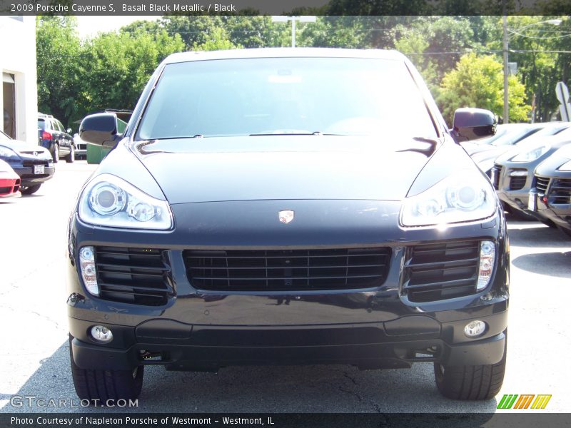 Basalt Black Metallic / Black 2009 Porsche Cayenne S