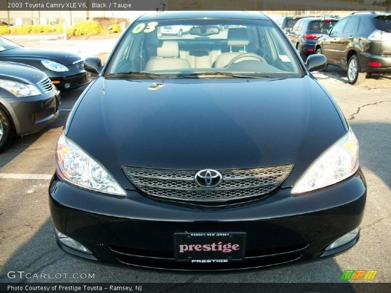 Black / Taupe 2003 Toyota Camry XLE V6