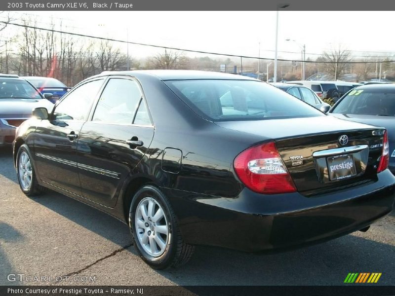 Black / Taupe 2003 Toyota Camry XLE V6